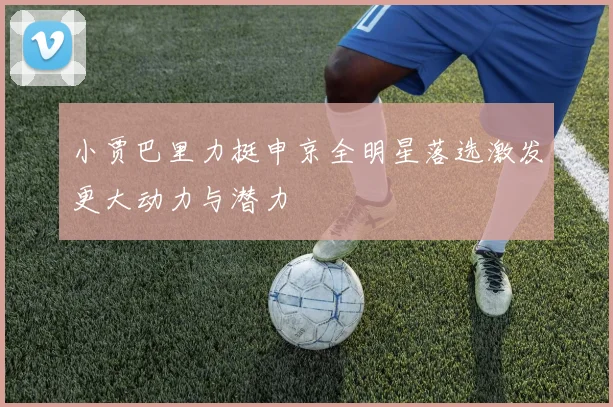 小贾巴里力挺申京全明星落选激发更大动力与潜力
